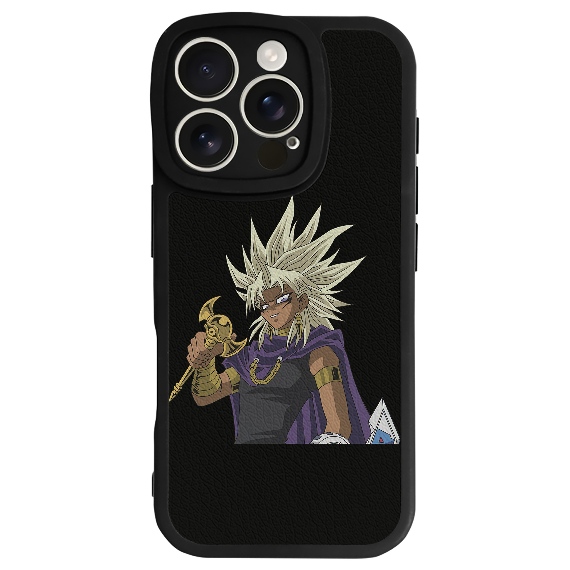 遊☆戯☆王 Yu-Gi-Oh! 【iPhone 16シリーズ対応】シリコンスマホケース（レザー調） 材質：シリコン